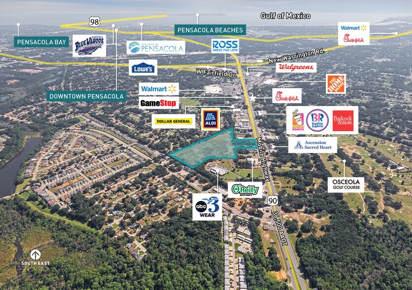 More Photos Of 4900 Blk Mobile Hwy, Pensacola Land For Sale