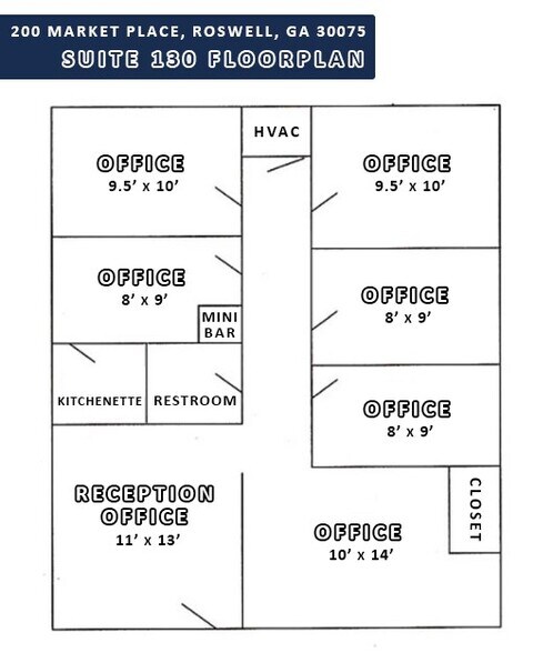 More Photos Of 200 Market Pl, Roswell Office Residential For Lease