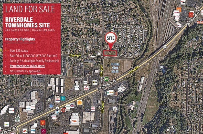 Primary Photo Of 690 4400 S, Ogden Land For Sale