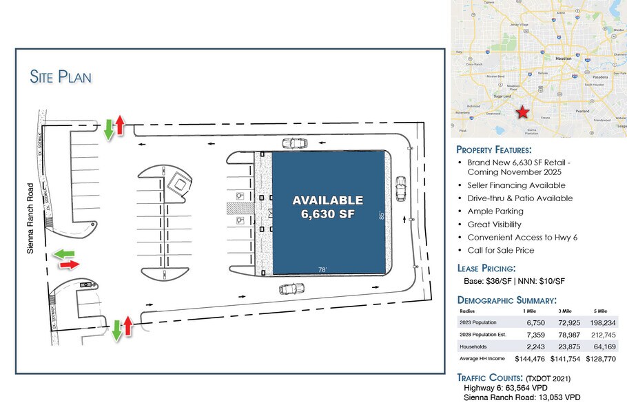 More Photos Of 6133 Sienna Ranch Rd, Missouri City Storefront Retail Office For Sale