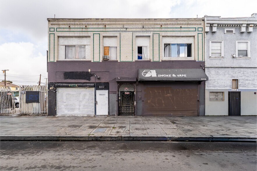 More Photos Of 5312 S Broadway, Los Angeles Storefront Retail Residential For Sale