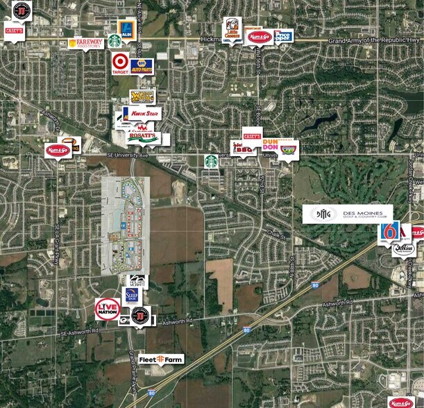 More Photos Of Grand Praire Pky & Westown Pky, Waukee Land For Sale