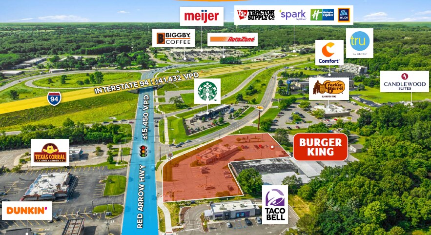 More Photos Of 4626 Red Arrow Hwy, Stevensville Fast Food For Sale