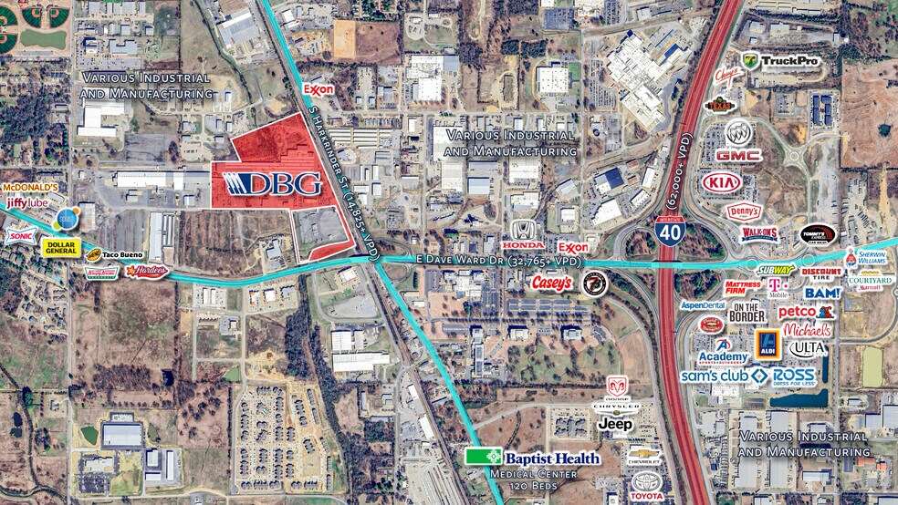 More Photos Of 751 Harkrider St, Conway Manufacturing For Sale