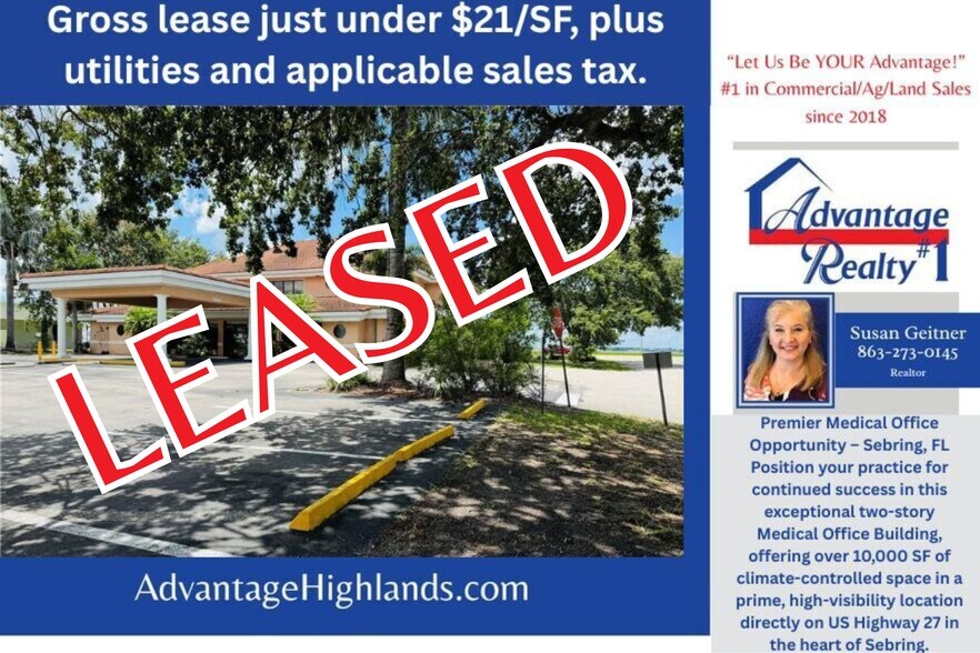 Primary Photo Of 2237 US Highway 27 S, Sebring Medical For Lease
