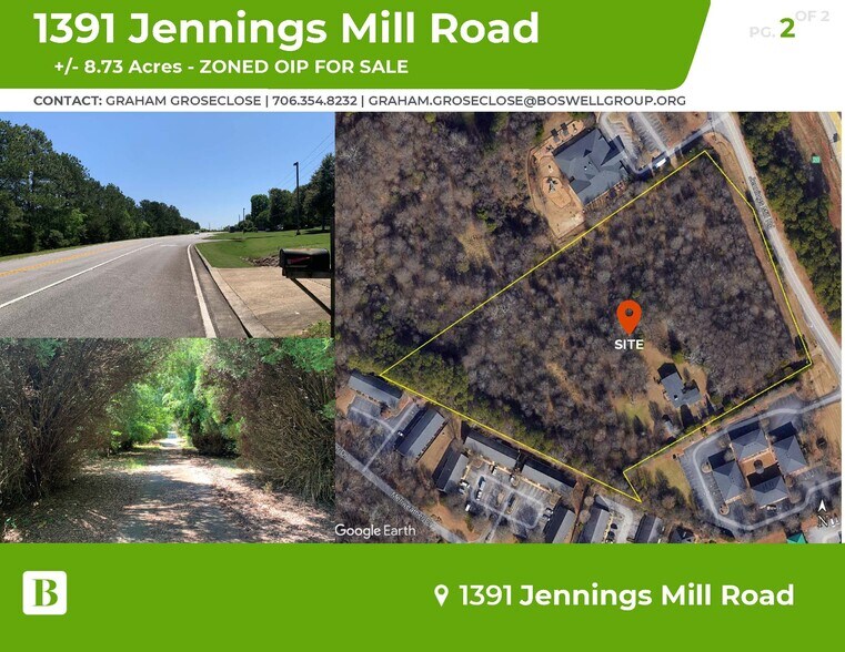 More Photos Of 1391 Jennings Mill Rd, Watkinsville Land For Sale