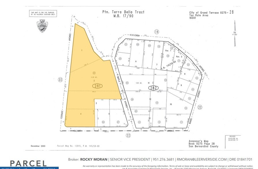 More Photos Of 21600 Walnut Ave, Grand Terrace Land For Sale