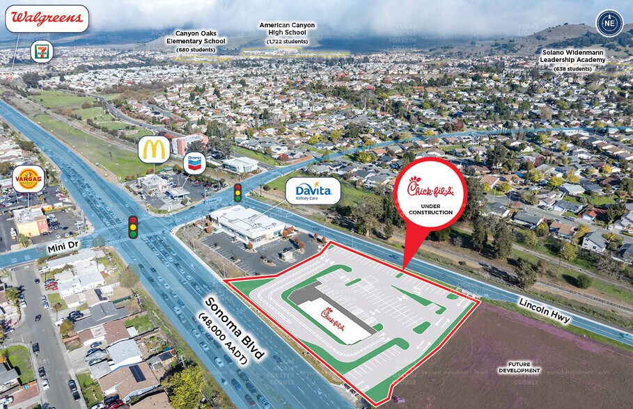 More Photos Of 29 Hwy, Vallejo Fast Food For Sale