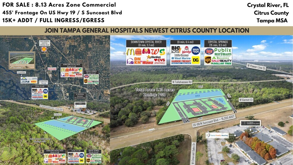 Primary Photo Of 11570 W Garnet Ct, Crystal River Land For Sale