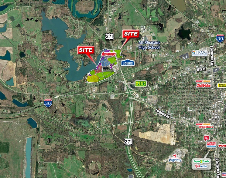 More Photos Of I 30 @ Hwy 271, Mount Pleasant Land For Sale