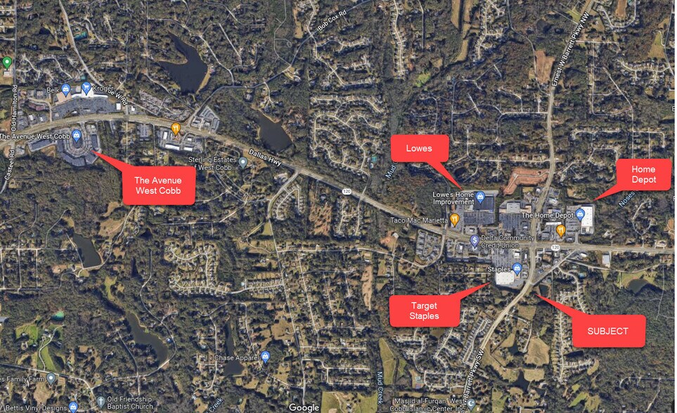 More Photos Of 3561 Ernest Barrett Pky, Marietta Land For Sale