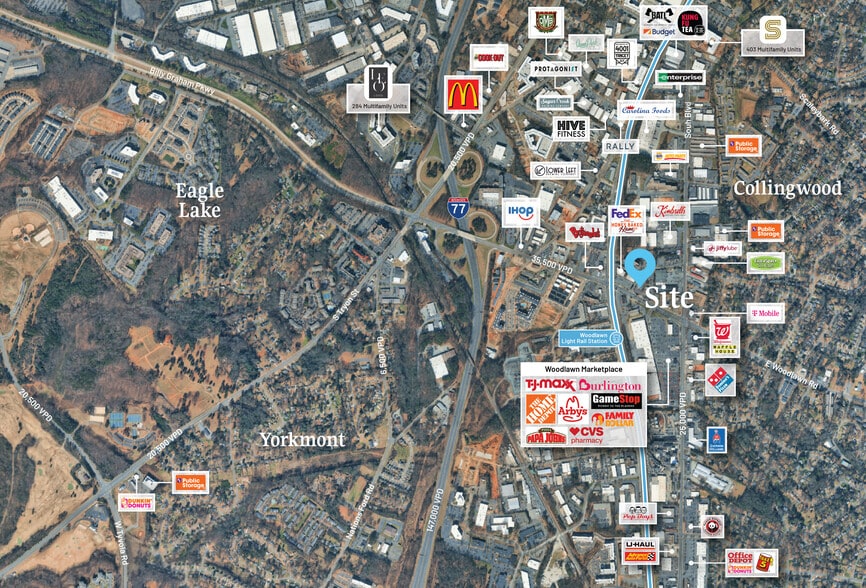 More Photos Of 321 E Woodlawn Rd, Charlotte Fast Food For Lease