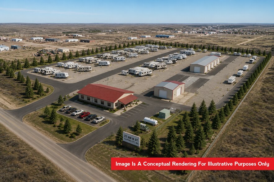 Primary Photo Of 22 NW M St, Watford City Trailer Camper Park For Sale