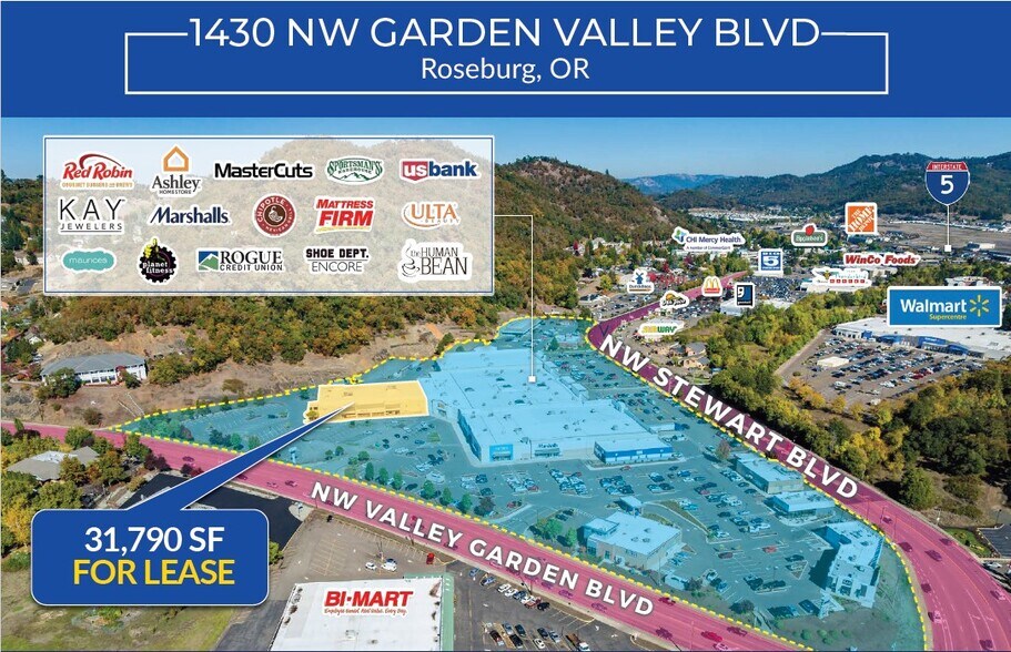 Primary Photo Of 1430 NW Garden Valley Blvd, Roseburg Department Store For Lease