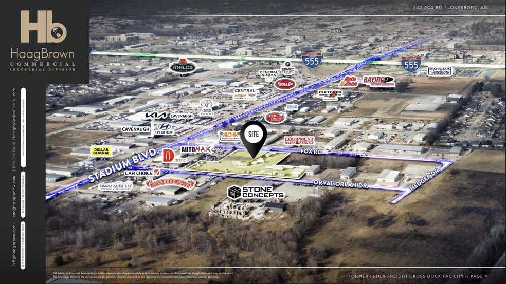 More Photos Of 3101 Fox Rd, Jonesboro Industrial For Lease