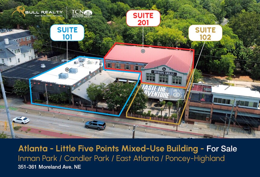 Primary Photo Of 351-361 Moreland Ave, Atlanta Restaurant For Sale