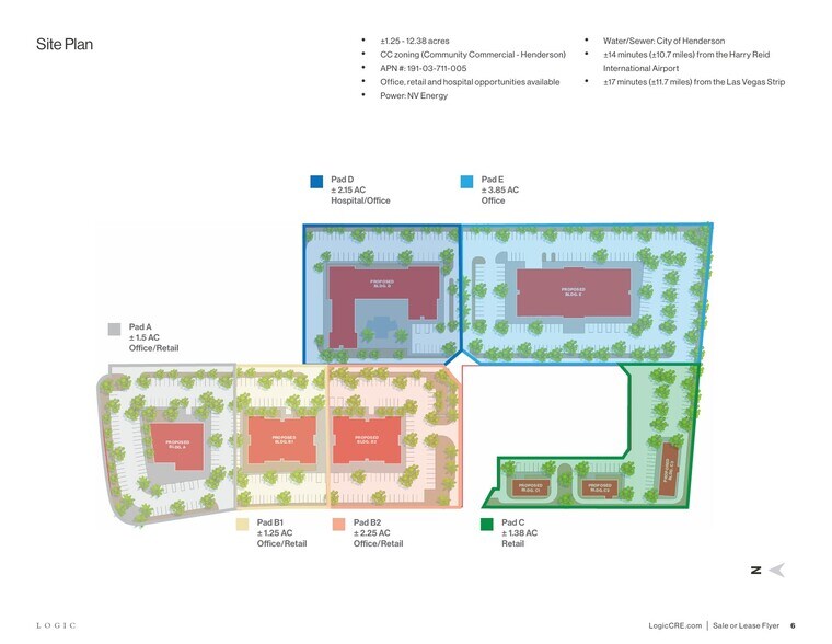 More Photos Of SEC Raiders Way & Executive Terminal Dr, Henderson Land For Lease