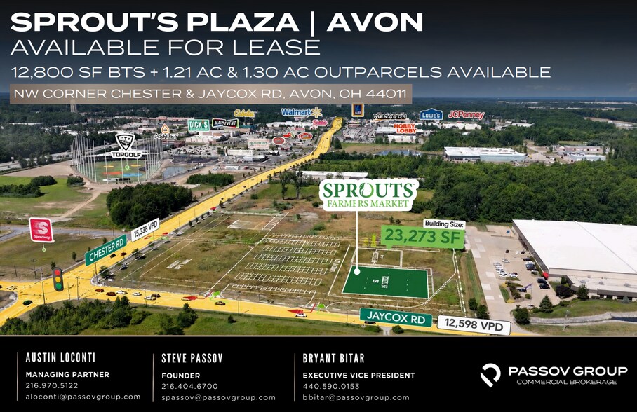 Primary Photo Of NWC Chester Rd & Jaycox Rd, Avon Land For Lease