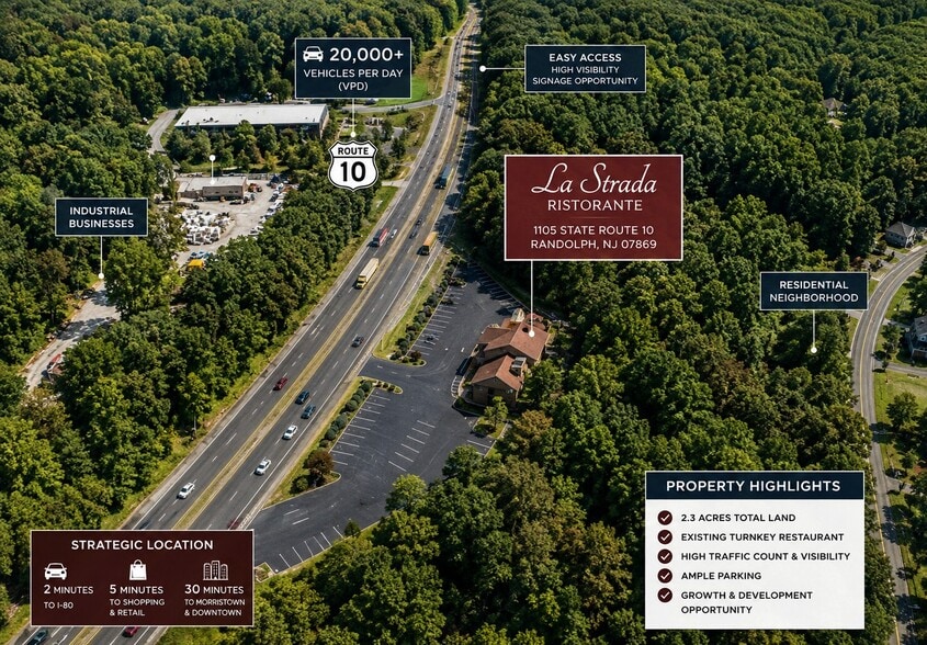 More Photos Of 1105 State Route 10, Randolph Restaurant For Lease