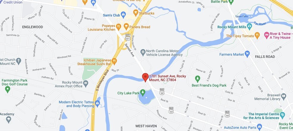 More Photos Of 1701 Sunset Ave, Rocky Mount Office Residential For Lease