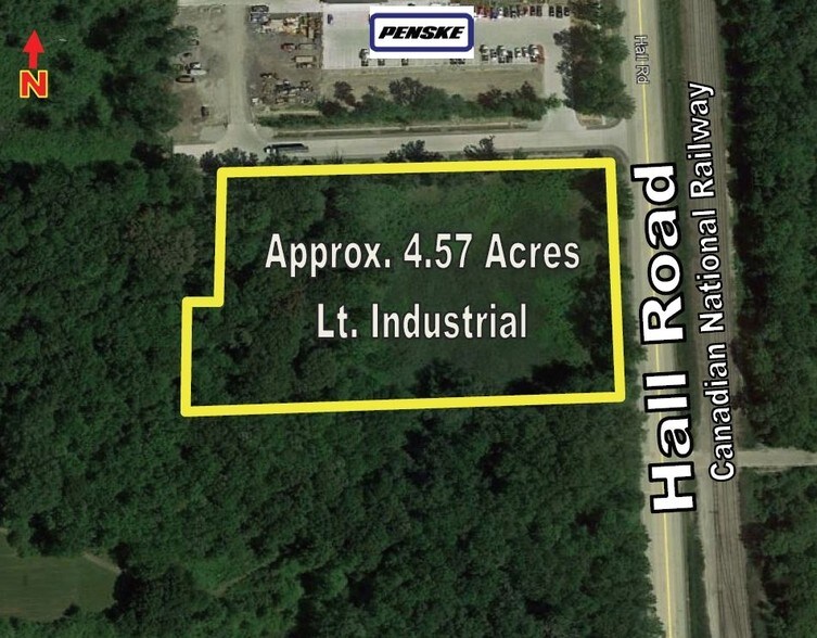 Hall Rd, Flat Rock, MI 48134 Land