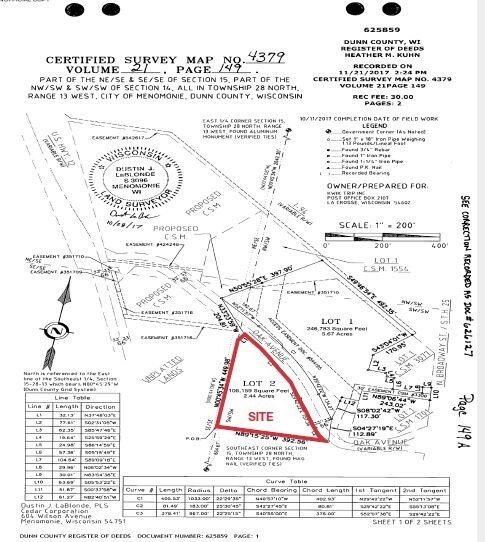 More Photos Of 328 Oak Ave, Menomonie Land For Sale