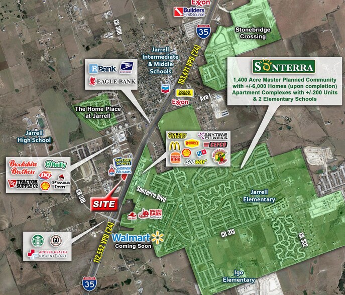 More Photos Of 547 Town Center, Jarrell Land For Sale