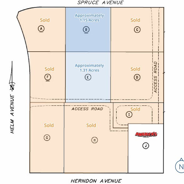 More Photos Of NEC Herndon & Helm Ave, Clovis Freestanding For Lease