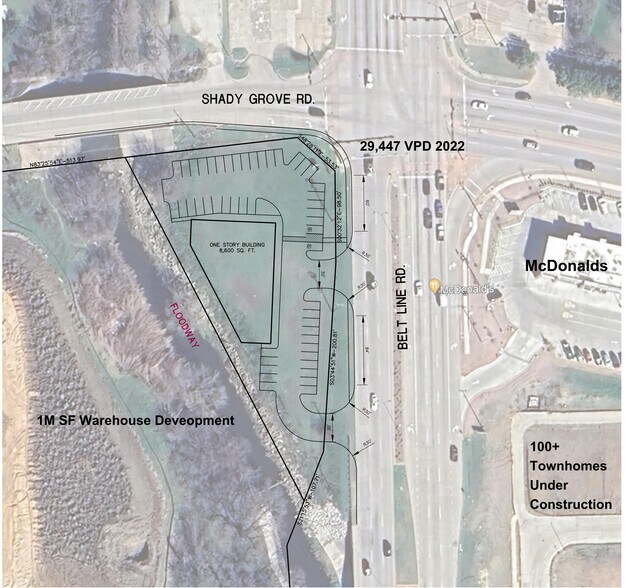 Primary Photo Of 1319 S Belt Line Rd, Irving Fast Food For Lease