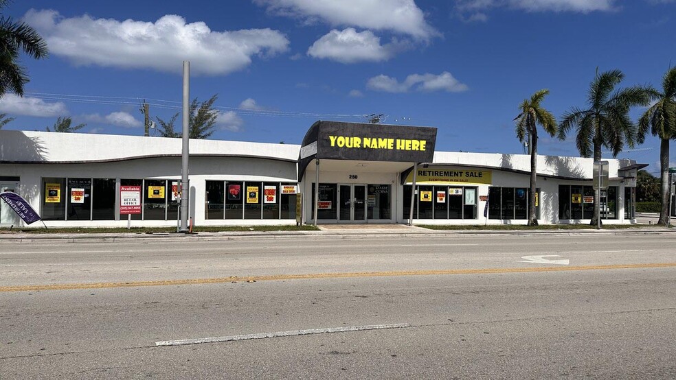 Primary Photo Of 250-266 N Federal Hwy, Hallandale Beach Storefront For Lease