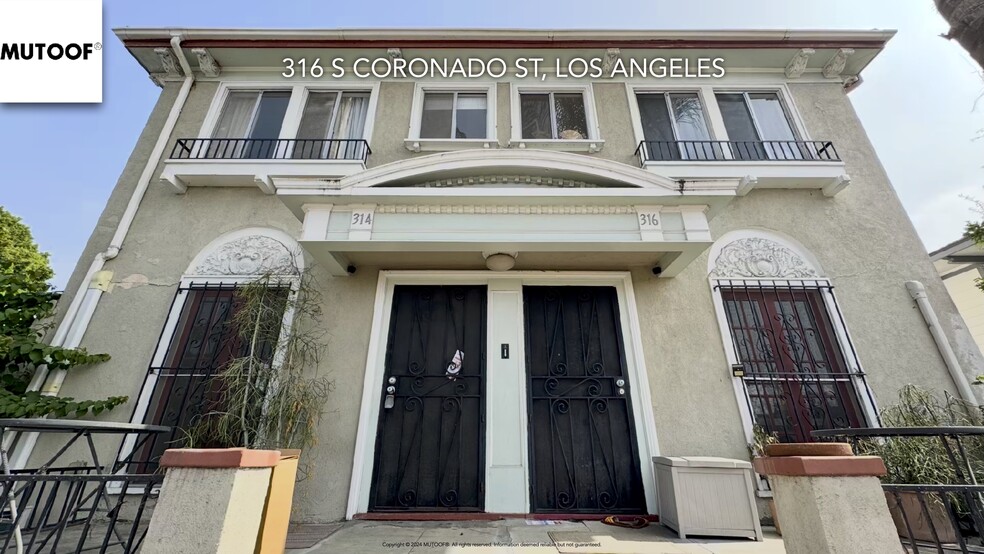 Primary Photo Of 316 S Coronado St, Los Angeles Apartments For Sale