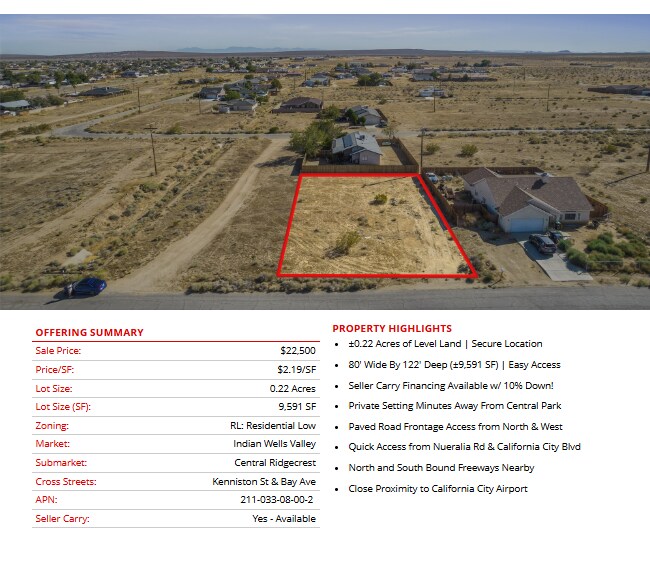 More Photos Of 8000 California City blvd, California City Land For Sale