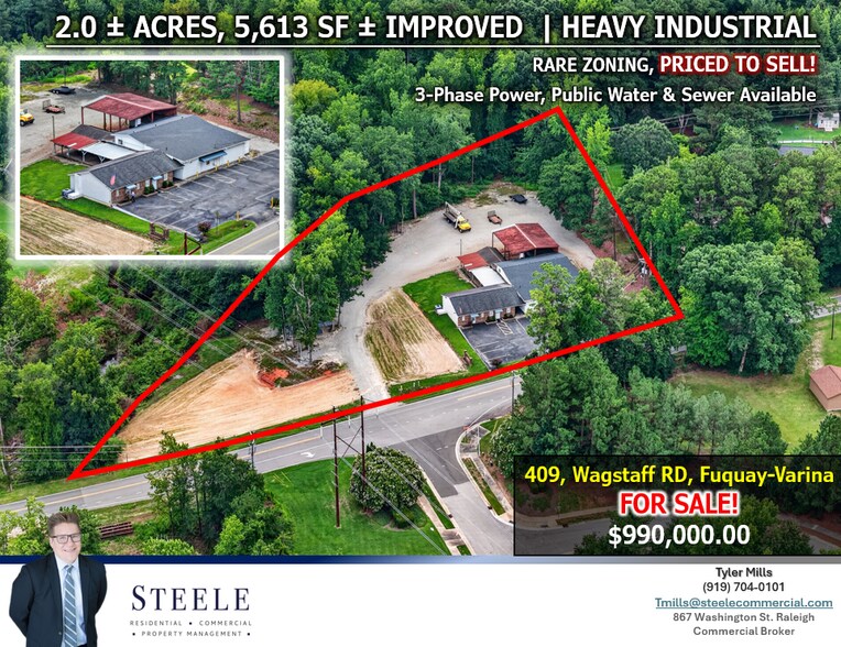 Primary Photo Of 409 Wagstaff Rd, Fuquay-Varina Manufacturing For Sale