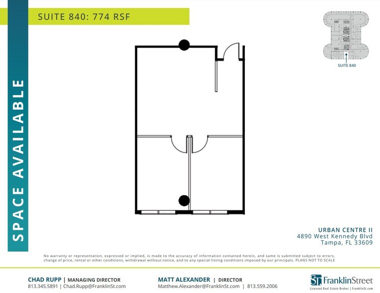 More Photos Of 4830 W Kennedy Blvd, Tampa Unknown For Lease