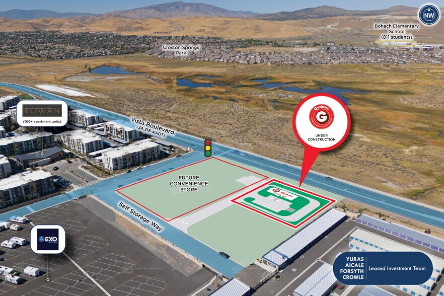 Primary Photo Of 6119 Self Storage Way, Sparks Fast Food For Sale