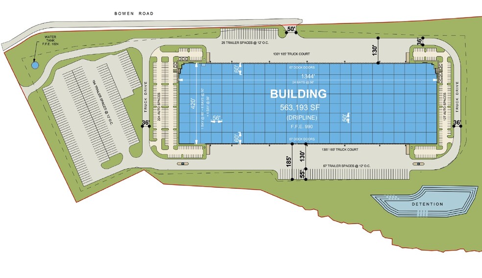More Photos Of 7995 Bowen Road, Palmetto Distribution For Lease