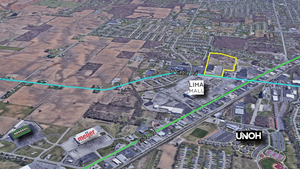 More Photos Of 2090 N Cable Rd, Lima Warehouse For Sale