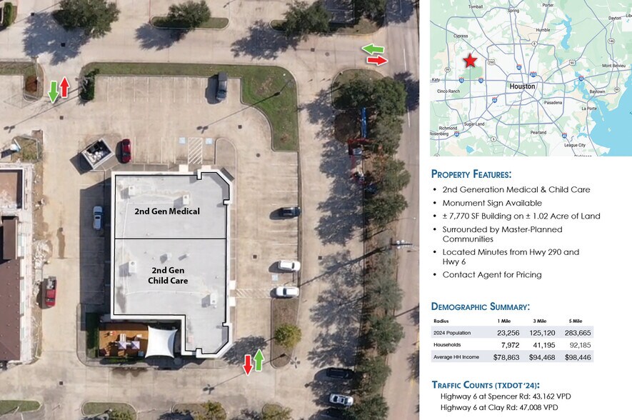 More Photos Of 15844 Yorktown Crossing Pky, Houston General Retail For Sale