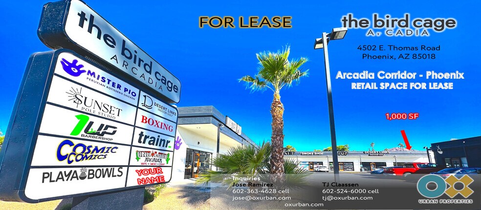 More Photos Of 4502-4528 E Thomas Rd, Phoenix Unknown For Lease