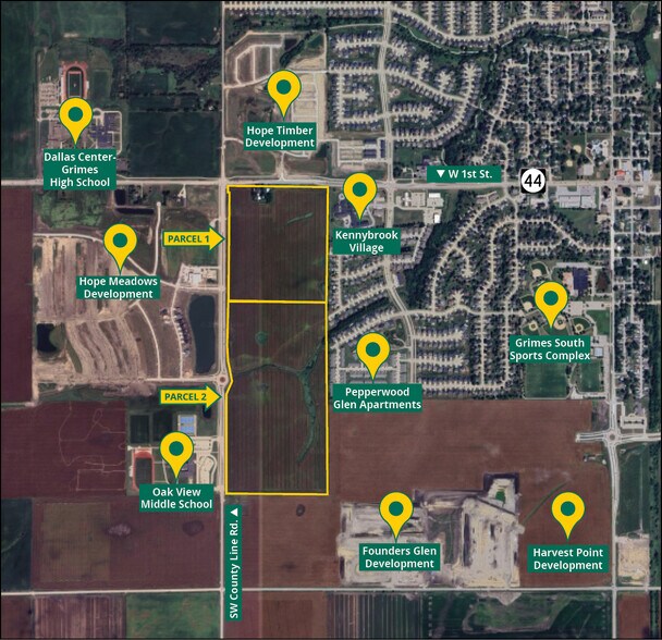 Primary Photo Of SW County Line Road Rd @ Highway 44, Grimes Land For Sale