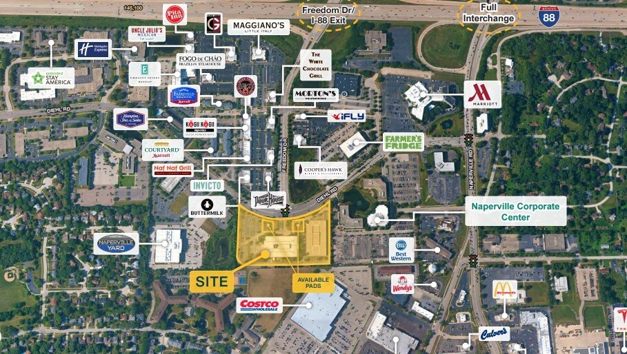 Primary Photo Of 1240 E Diehl Rd, Naperville General Retail For Lease