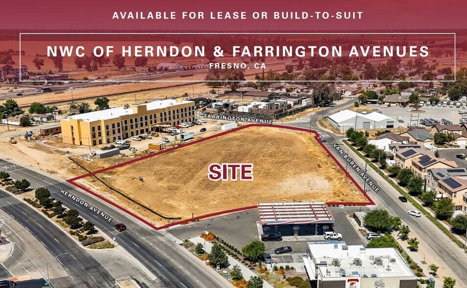 Primary Photo Of Herndon @ West Farrington Street, Fresno Land For Lease