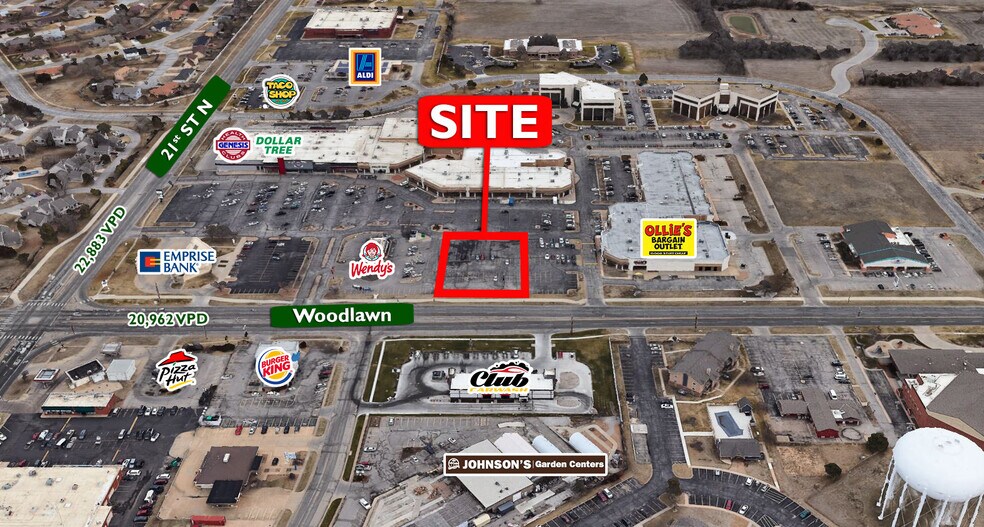 Primary Photo Of Woodlawn & 21st St, Wichita Land For Lease