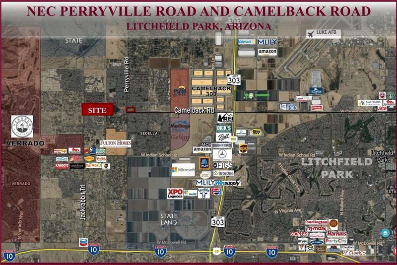 Primary Photo Of NEC Perryville Rd & Camelback Rd, Litchfield Park Land For Lease