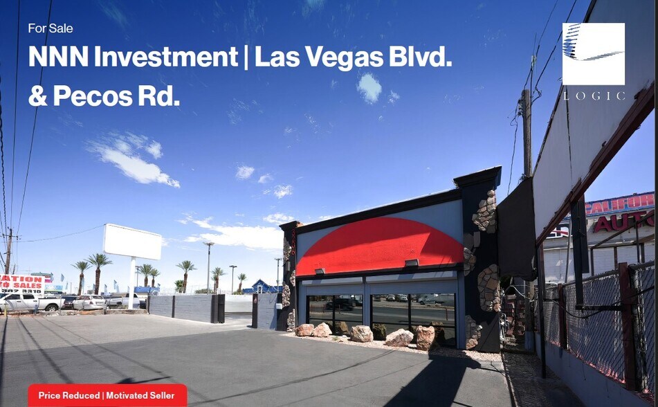 Primary Photo Of 3206 N Las Vegas Blvd, Las Vegas Auto Dealership For Sale
