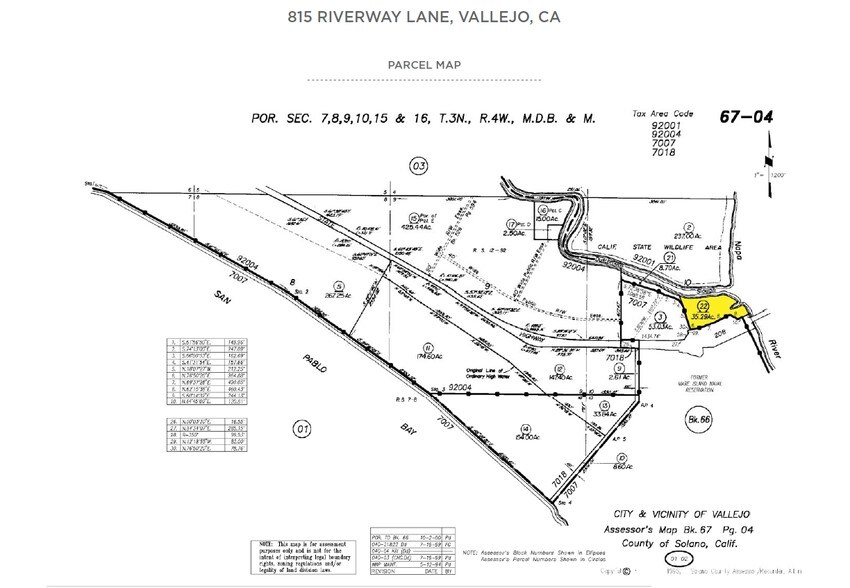 More Photos Of 815 Riverway Ln, Vallejo Land For Sale