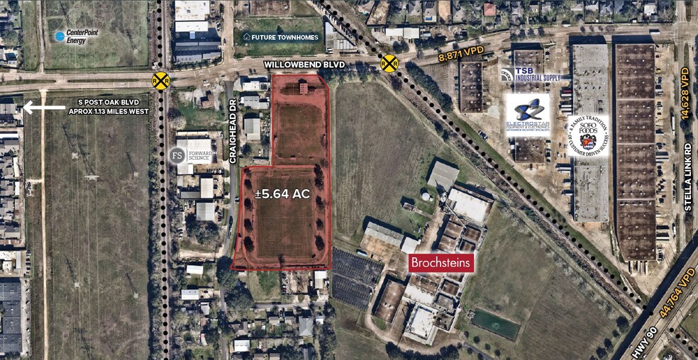 Primary Photo Of 4113 Willowbend Blvd, Houston Land For Sale