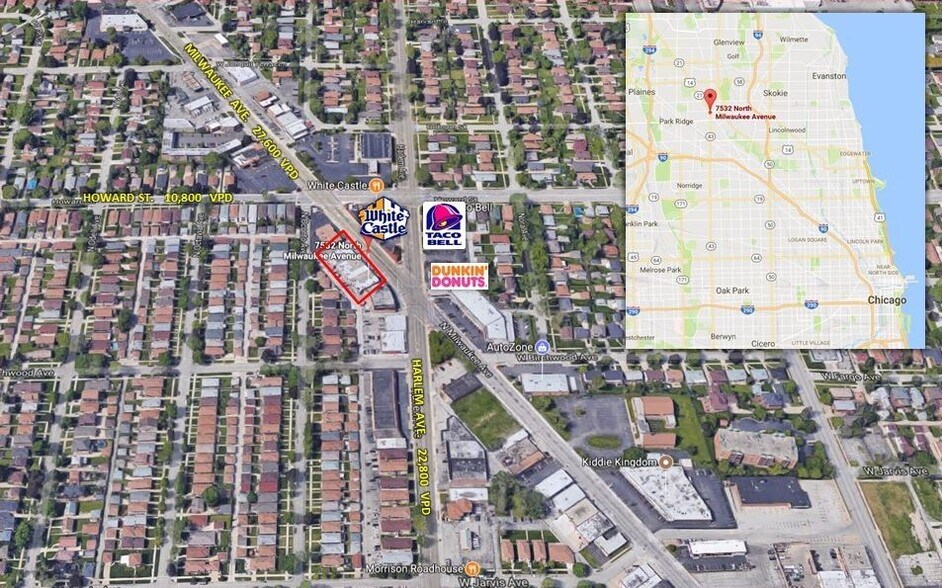 More Photos Of 7532-7550 N Milwaukee Ave, Chicago General Retail For Lease