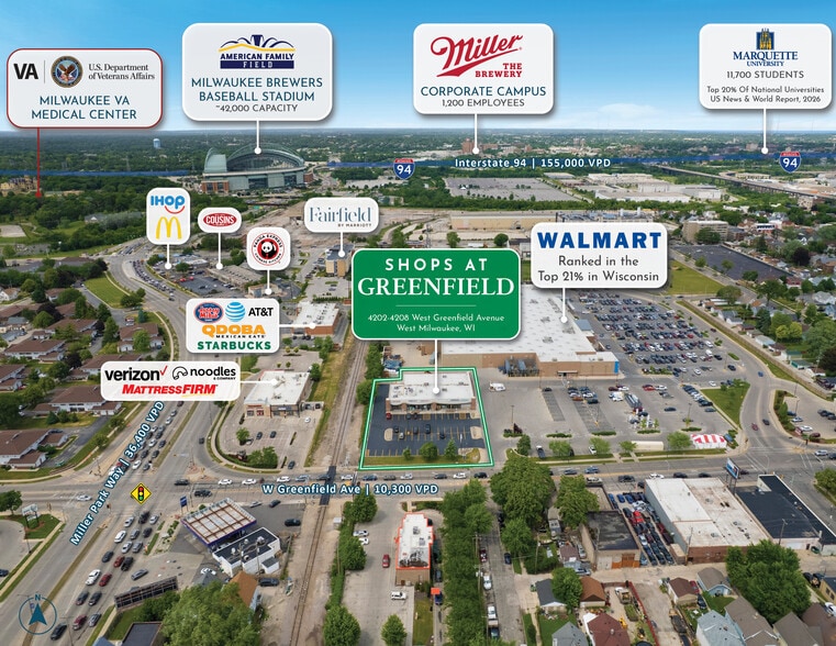 More Photos Of 4202-4208 W Greenfield Ave, West Milwaukee General Retail For Sale
