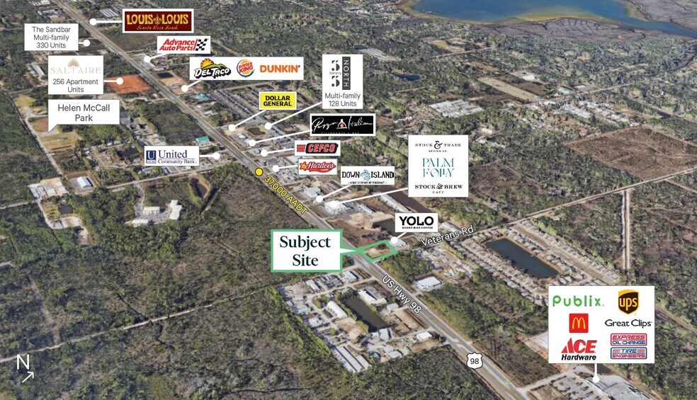 More Photos Of W US 98 Hwy @ Veterans Road, Santa Rosa Beach Land For Sale